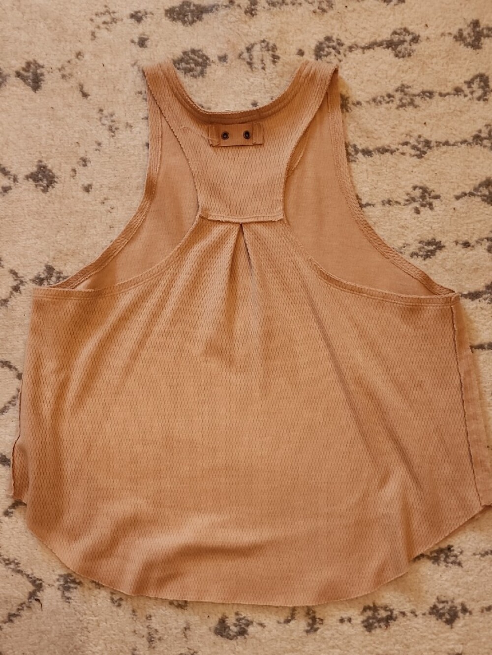 We The Free Ribbed Tank in Camel - Picture 3 of 4